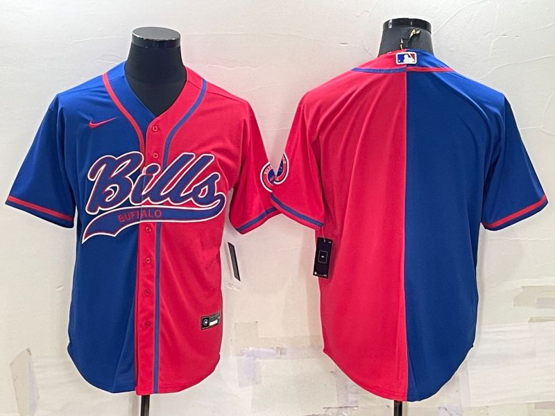 Men Buffalo Bills Blank Blue red 2022 Nike Co branded NFL Jerseys->atlanta falcons->NFL Jersey